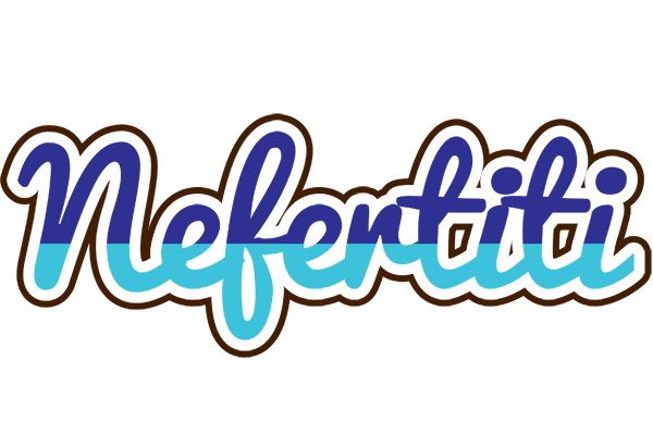 Nefertiti raining logo