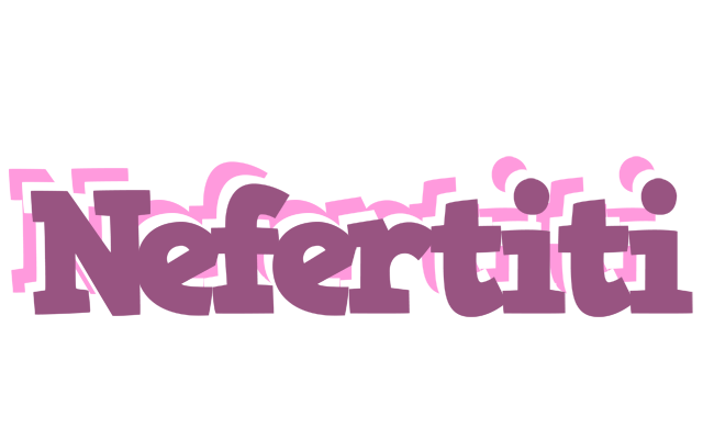 Nefertiti relaxing logo