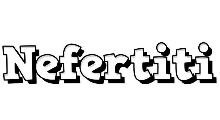 Nefertiti snowing logo