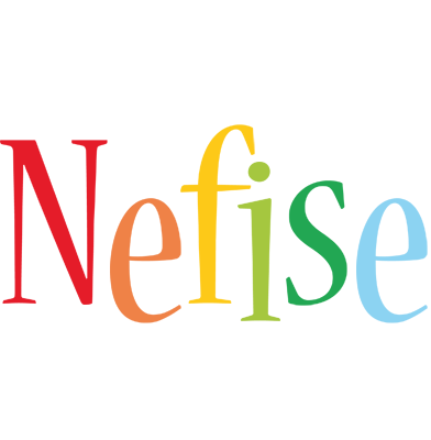 Nefise birthday logo