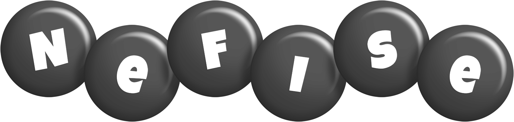 Nefise candy-black logo