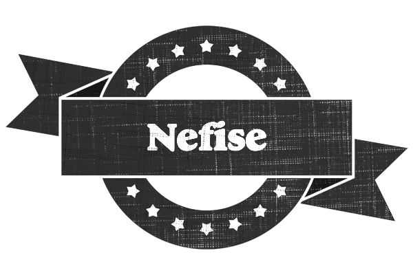 Nefise grunge logo
