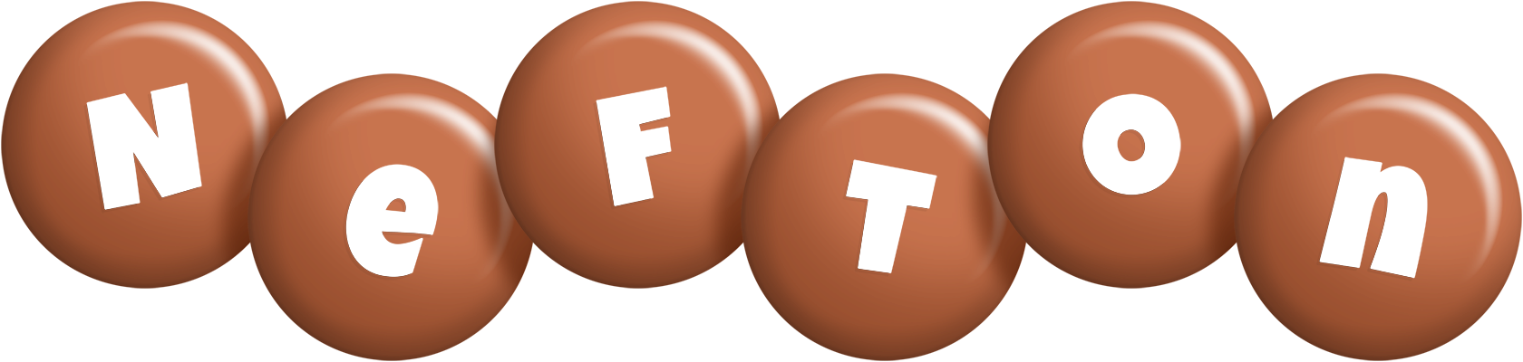 Nefton candy-brown logo