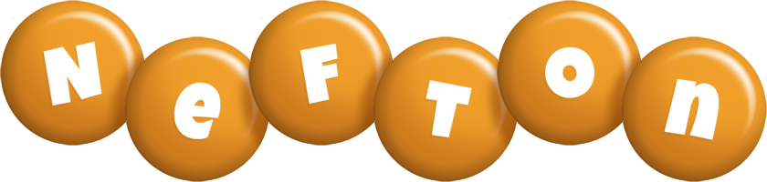 Nefton candy-orange logo