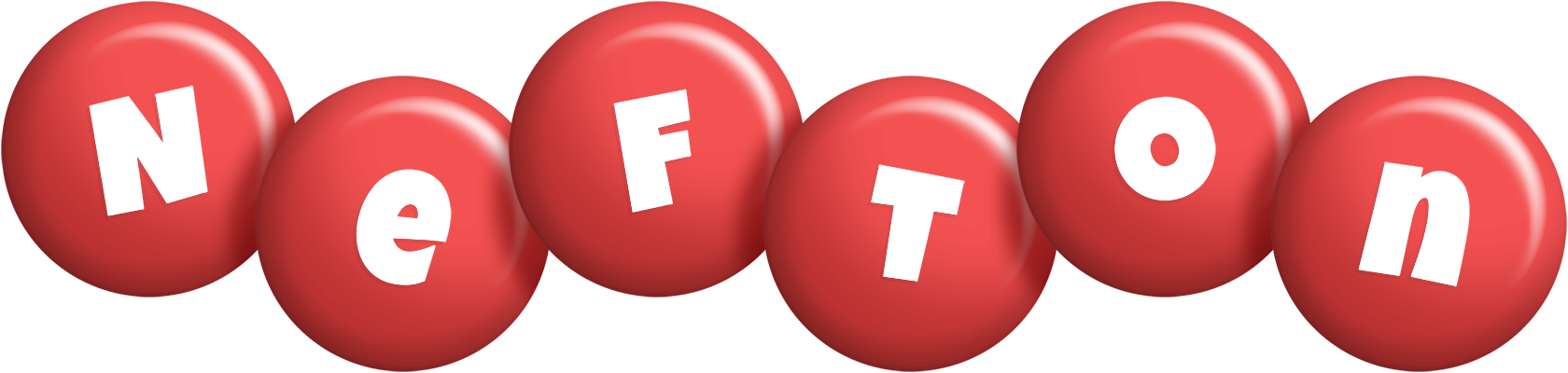 Nefton candy-red logo