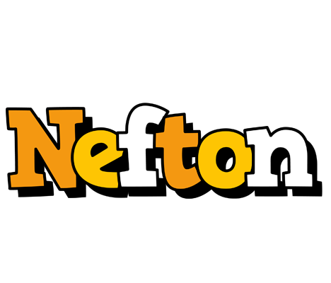 Nefton cartoon logo