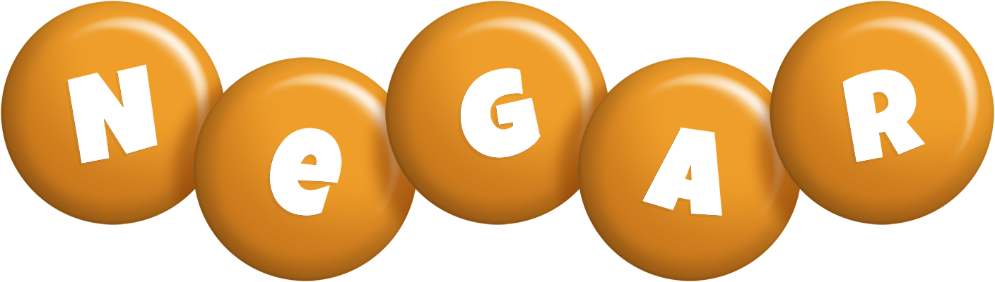 Negar candy-orange logo