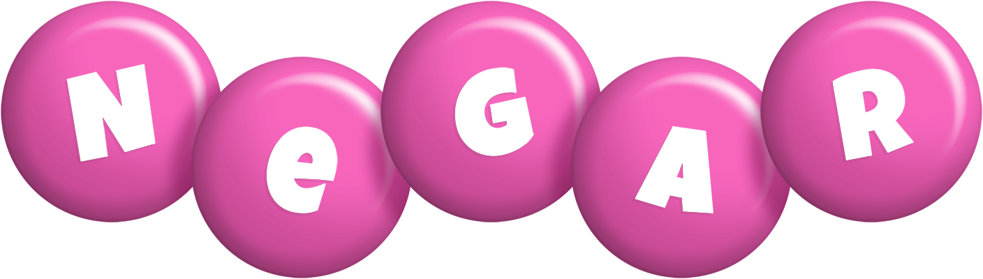 Negar candy-pink logo