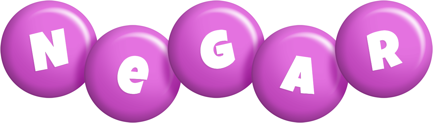 Negar candy-purple logo