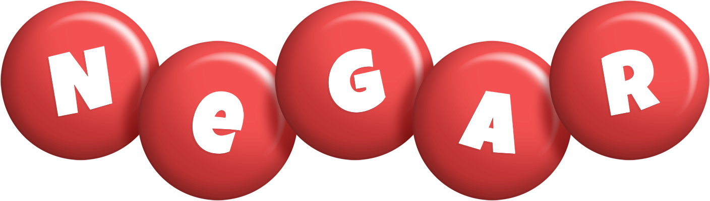Negar candy-red logo
