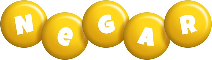Negar candy-yellow logo