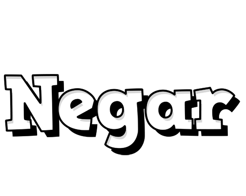 Negar snowing logo