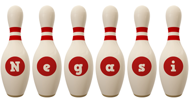 Negasi bowling-pin logo