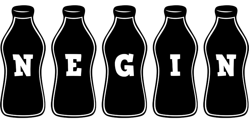 Negin bottle logo
