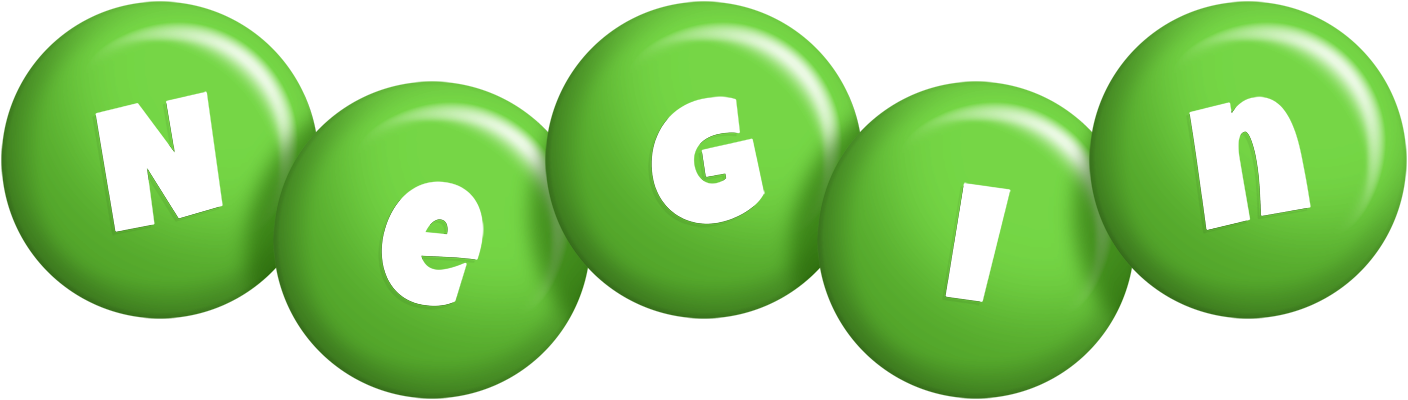 Negin candy-green logo