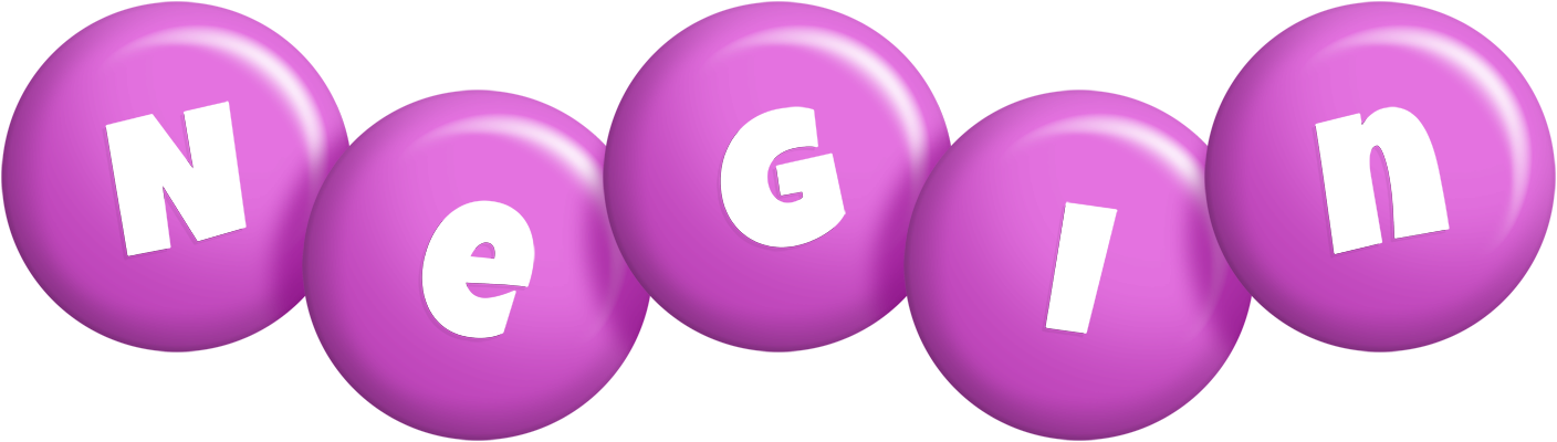 Negin candy-purple logo