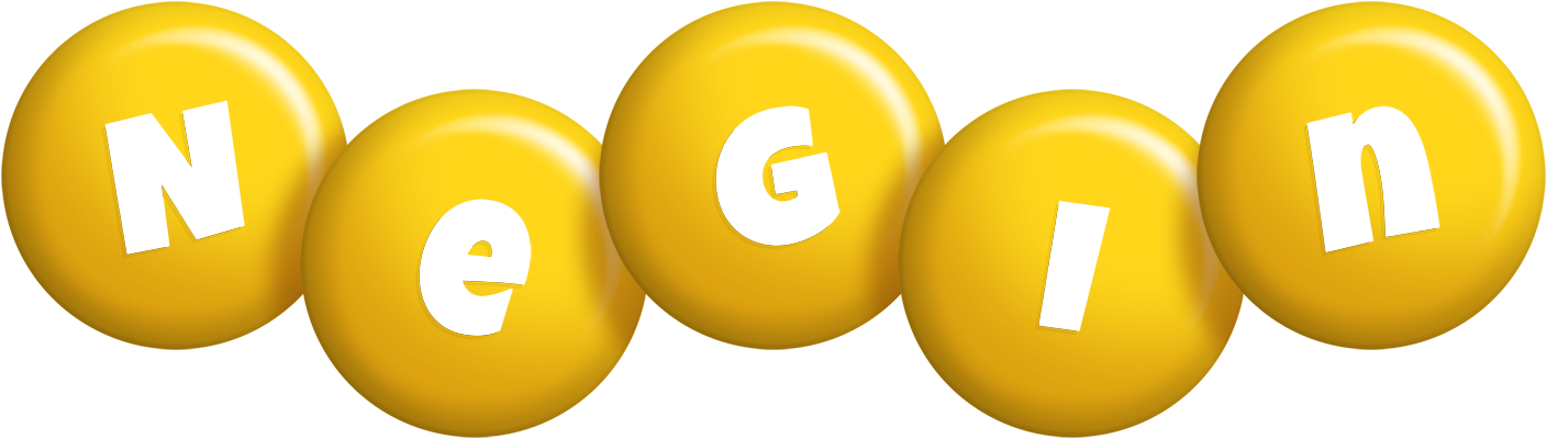 Negin candy-yellow logo