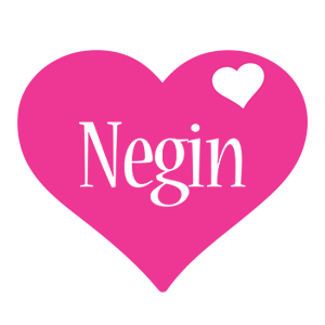 Negin love-heart logo