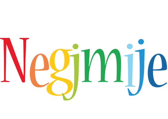 Negjmije birthday logo
