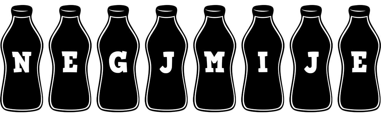 Negjmije bottle logo