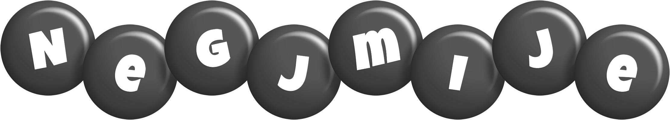 Negjmije candy-black logo