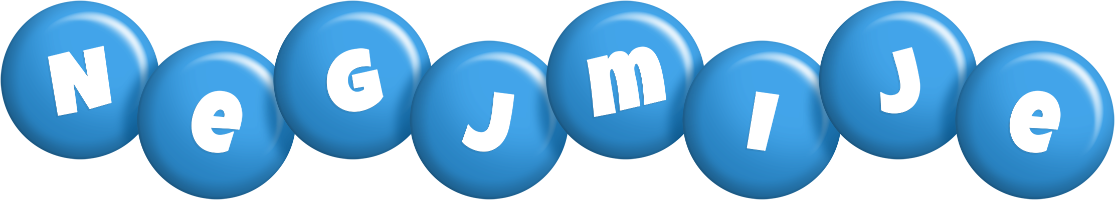 Negjmije candy-blue logo