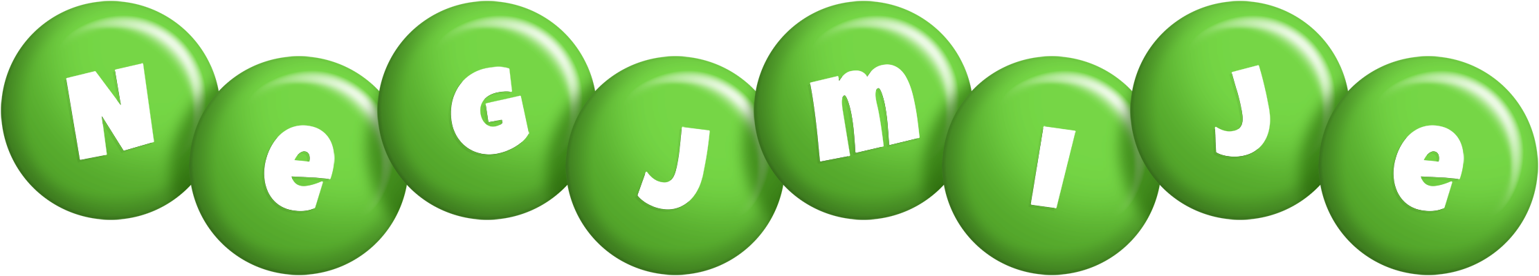 Negjmije candy-green logo