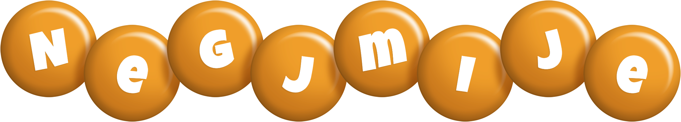 Negjmije candy-orange logo