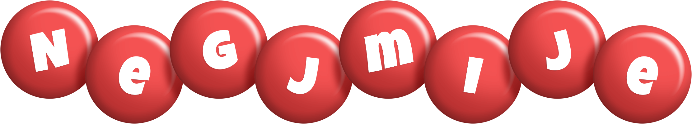 Negjmije candy-red logo