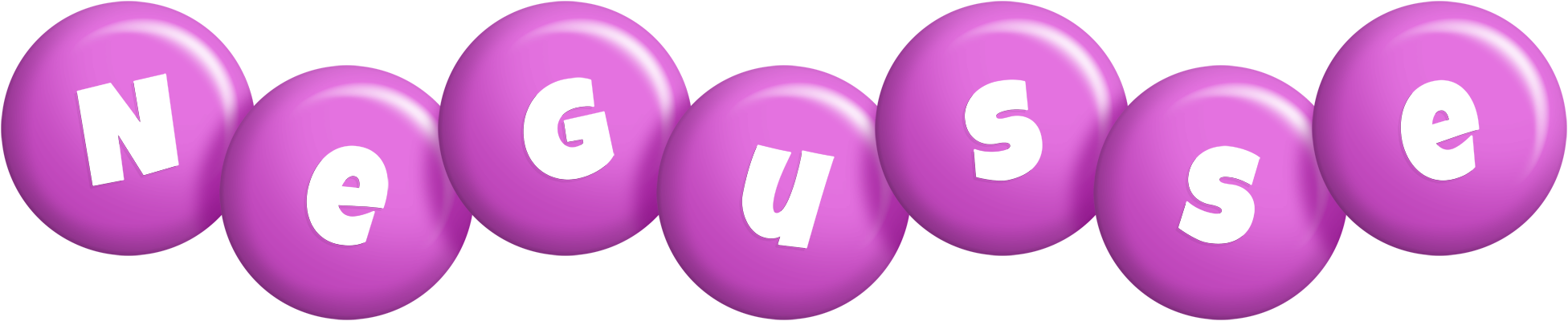Negusse candy-purple logo