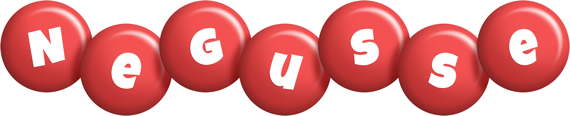 Negusse candy-red logo