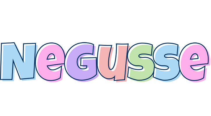 Negusse pastel logo