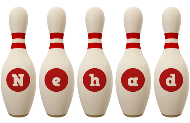 Nehad bowling-pin logo