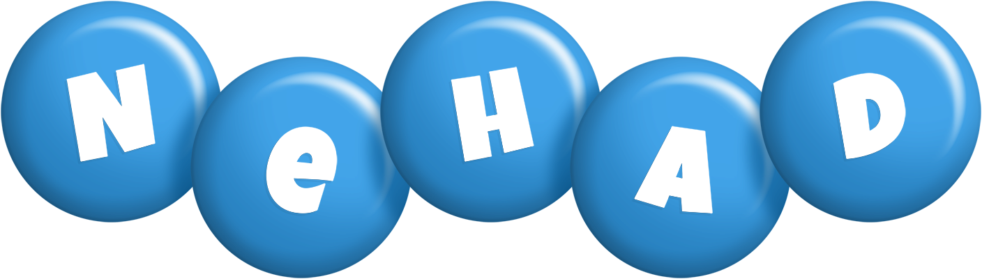 Nehad candy-blue logo