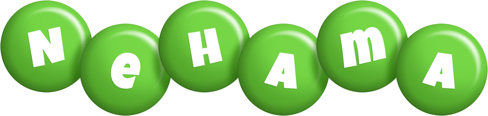 Nehama candy-green logo