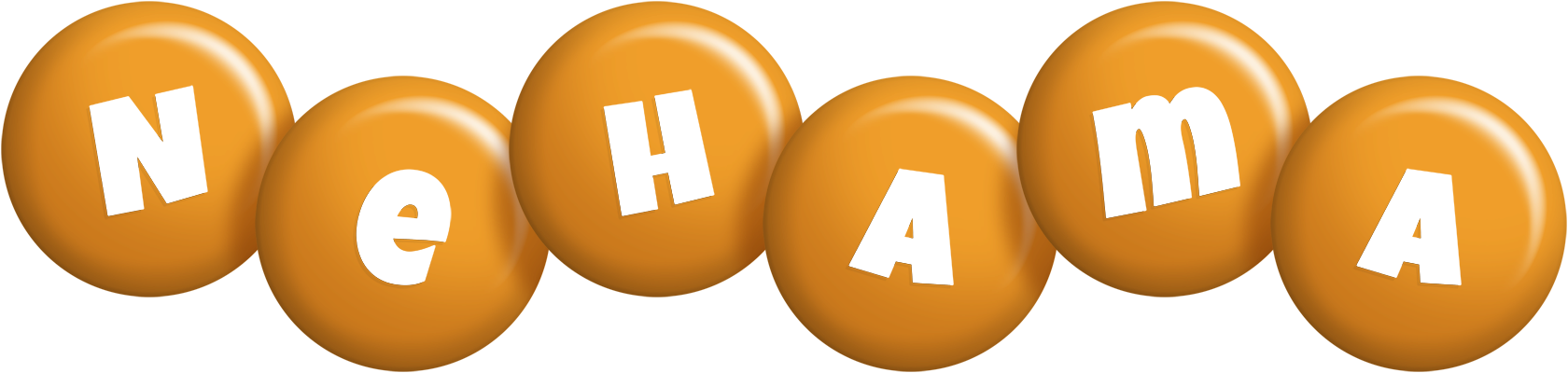 Nehama candy-orange logo