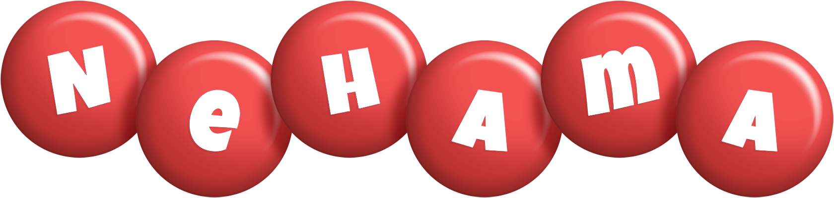 Nehama candy-red logo