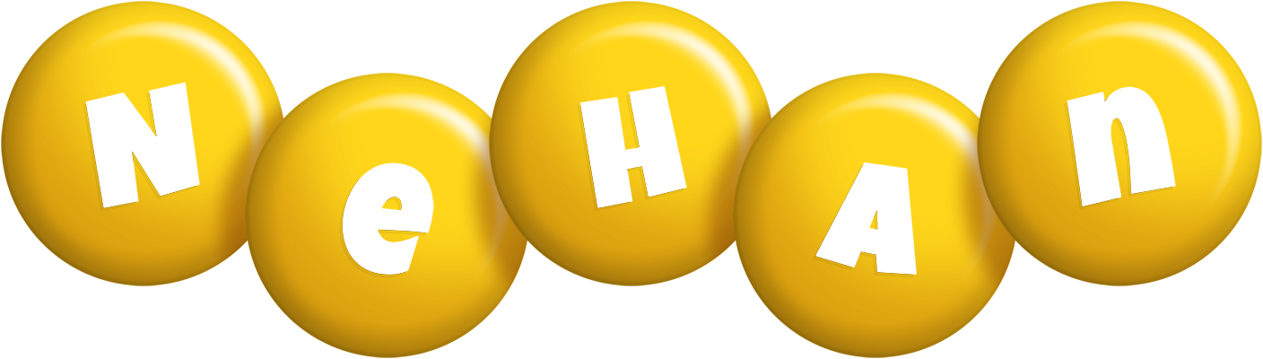 Nehan candy-yellow logo