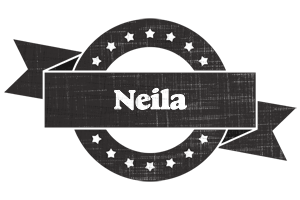 Neila grunge logo