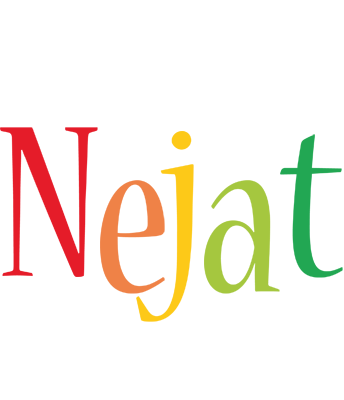 Nejat birthday logo