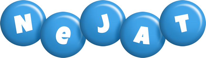 Nejat candy-blue logo