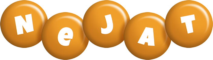 Nejat candy-orange logo