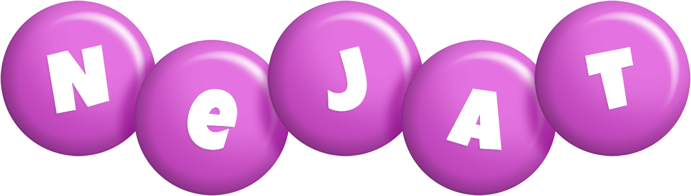 Nejat candy-purple logo