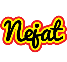 Nejat flaming logo