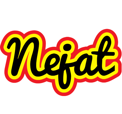 Nejat flaming logo
