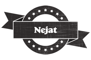 Nejat grunge logo