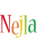 Nejla birthday logo