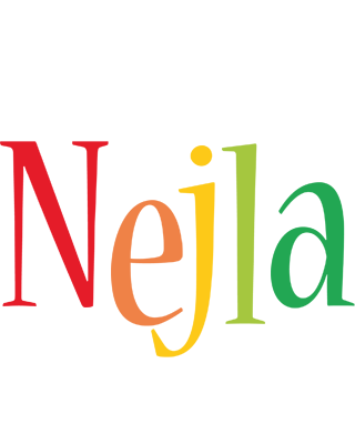 Nejla birthday logo