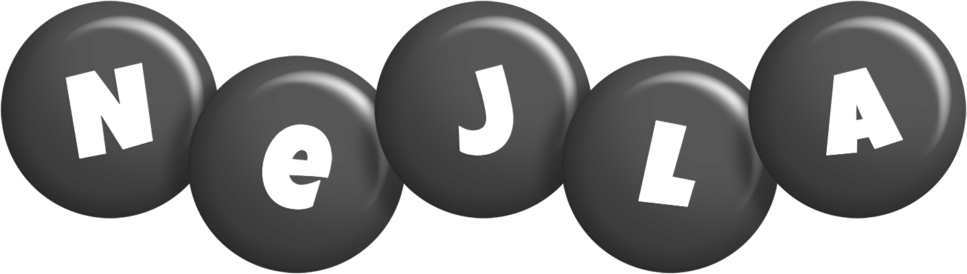 Nejla candy-black logo