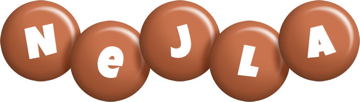 Nejla candy-brown logo